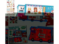 Woopie Woopie Art&Amp Fun Creative Set Wykladanka Fire Brigade Ice Cream Parlor 77 El.