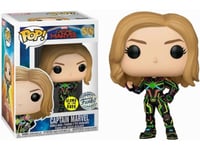 Figurine - Pop! Marvel - Captain Marvel - Captain Marvel Neon Suit (GITD) - N° 5