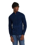 G-STAR RAW Pull 3D Biker Zip Through Knitted Homme ,Multicolore (imperial blue/salute D25070-C259-G791), XL