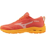 Mizuno Wave Rider GORE-TEX Womens Running Shoes Orange Waterproof GTX Trainers