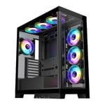 CiT Pro Diamond XR Black Mid Tower PC Case