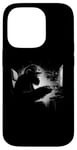 Coque pour iPhone 14 Pro Chimpanzee Gamer - Amusant Rétro Singe Jeux Vidéo Amoureux