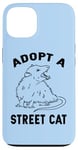 iPhone 13 Funny Adopt a Street Cat Possum Lover Case