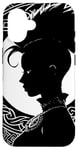 Coque pour iPhone 16 Fantasy Post Punk Celtic Tribal Art Batcave Girl Gothique