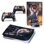 Autocollant Stickers de Protection pour Console Sony PS5 Edition Standard - - Resident Evil (TN-PS5Disk-4379)