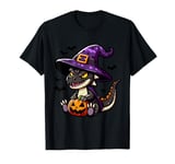 Halloween Komodo Dragon Witch Hat Costume Spooky Season T-Shirt