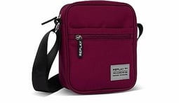 Replay Men's Fm3633 Shoulder Bag, 247 Port Wine, L 17 X H 20 X 6 D CM