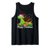 Xmas Lighting Decor Santa Giant Tortoise Christmas Tank Top