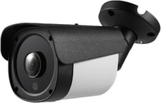 Camera Ip Poe 5Mp,Camera De Securite Poe Etanche Ip65 Pour L'Interieur Et L'Exterieur,Vision Nocturne Ir 10M,Objectif Fisheye 1.44Mm Camera P2P(I542-P-Hs-S)