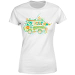 T-shirt The Mystery Machine - Blanc - Femme - S - Blanc