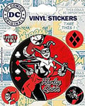 Dc Originals (Harley Quinn) Ensemble de 5 Vinyl Stickers Stickers officiel Marchandise licence