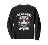 I Am The Enemy Within Bold Statement Tee Sweatshirt