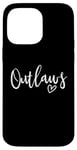 Coque pour iPhone 14 Pro Max Outlaws High School Mascotte Sports Team Femmes Outlaws