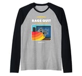 Rage Quit the Video Game Raglan Baseball Tee