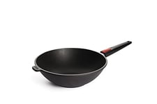 Woll Nowo 11030 N Wok en Titane Compatible Induction Poignée Amovible 30 x 10 cm