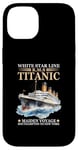 Coque pour iPhone 14 Titanic Expert – White Starline RMS Titanic Garçons Filles