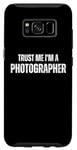 Coque pour Galaxy S8 Trust Me I'm a Photographer, photographie rétro vintage drôle