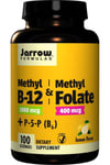 Jarrow Formulas - Methyl B-12 & Methyl Folate, 400mcg Lemon - 100 Lozenges