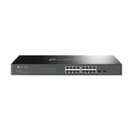 TP-Link JetStream 16-port Gigabit Smart Switch med 2 SFP-slots