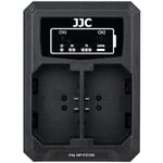 JJC DCH-NPFZ100 USB Dual Battery Charger -tuplalaturi (Sony NP-FZ100)