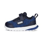 PUMA Evolve Street AC+ INF, Basket Mixte bébé, Blanc Marine-Clyde Royal, 20 EU