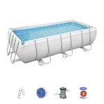 Kit Piscine hors sol tubulaire BESTWAY - Power Steele - 404 x 201 x 100 cm - ...