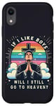 Coque pour iPhone XR Si j'aime Boy Still Go Heaven Rainbow BL Gay Catholic Christ