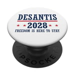 Ron DeSantis 2028 Élection Présidentielle 2028 Freedom PopSockets PopGrip Adhésif