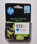 Genuine HP 933XL Ink Cartridge - Cyan Expired MARCH 2024.