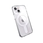 Speck Products Gemshell Clear + MagSafe iPhone 13 mini/iPhone 12 mini Case, Clear/Clear