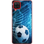 Samsung Galaxy A12 Transparent Mobilskal Fotboll