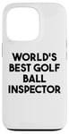 Coque pour iPhone 13 Pro Meilleur inspecteur de balle de golf au monde