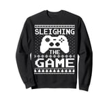 Ugly Xmas Sweater Video Game Controller Gamer Christmas Sweatshirt