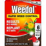 Weedol Rapid Concentrate Tubes, 6 Pack