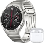 HUAWEI WATCH GT 4 Smart Watch 46MM Stainless Steel Woven Fitness Tracker Compati