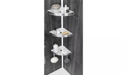 Lloyd Pascal 3 Tier Corner Shelving Unit - White