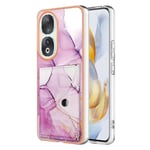 IMD TPU phone case för Honor 90 5G Pink Purple Gold