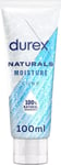 Durex - Naturals Moisture Lube 100% Natural Ingredients - 100 ml - Exp 04/2025