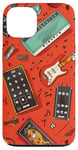 Coque pour iPhone 13 Guitare Pédale Ampli Cartoon Musique Lover Nouveautés Design