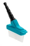 Gardena combisystem Joint Brush K: Ideal accessory for easy cleaning joints between tiles or similar in the house or on the terrace, with scraper, polyester bristles brush (3606-20)