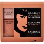 BOURJOIS BLUSH FARD A JOUES DUO EFFET SCULPTEUR TEINTE CLAIR DORE