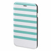 HAMA Hama Lommebokveske DesignLine iPhone6/6S Stripe GrÃ¸nn/Hvit 138291