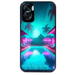 Coque noire pour Honor 90 LITE hawaii piscine