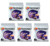 Tassimo Hot Chocolate Pods Cadbury T Discs 5 Packs (40 Drinks)