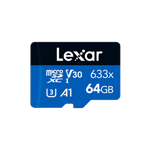 LEXAR 633X microSDHC/SDXC no adapter (V30) R95/W45 64GB