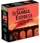 Murder Mystery Jigsaw Puzzle Death On The Istanbul Express 1000 Piece with Book