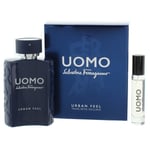 Salvatore Ferragauio Uomo Urban Feel 100ml & 10ml EDT Men's Fragrance Set - NEW