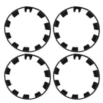 4Pcs Wheel Rim Protector 20 Wheel Rim Protector Rim Black ABS Rim Hubcaps