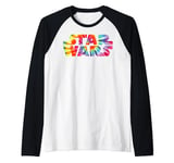 Star Wars Tie Dye Logo Manche Raglan