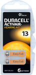 Duracell Activair batteri MF 13 6 st